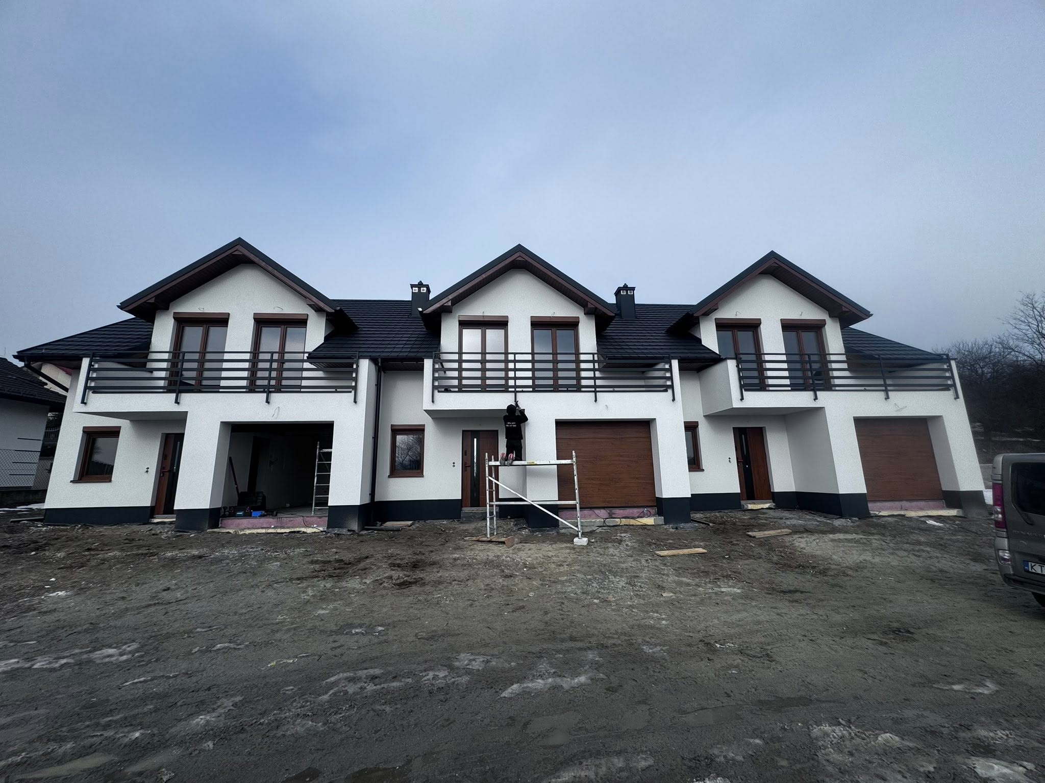 Balustrady zewnętrzne — Komplet balustrad dla zabudowy mieszkaniowej